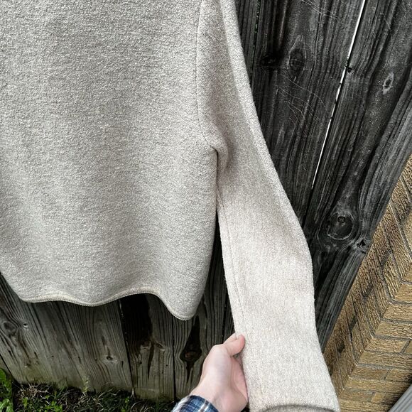 Vintage Sigi Scheiber Austrian Tyrol Wool Jacket Cardigan Khaki Metal Button - Picture 13 of 16